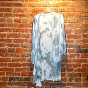 Maurices Tie-Dye Open Duster Cardigan 2X